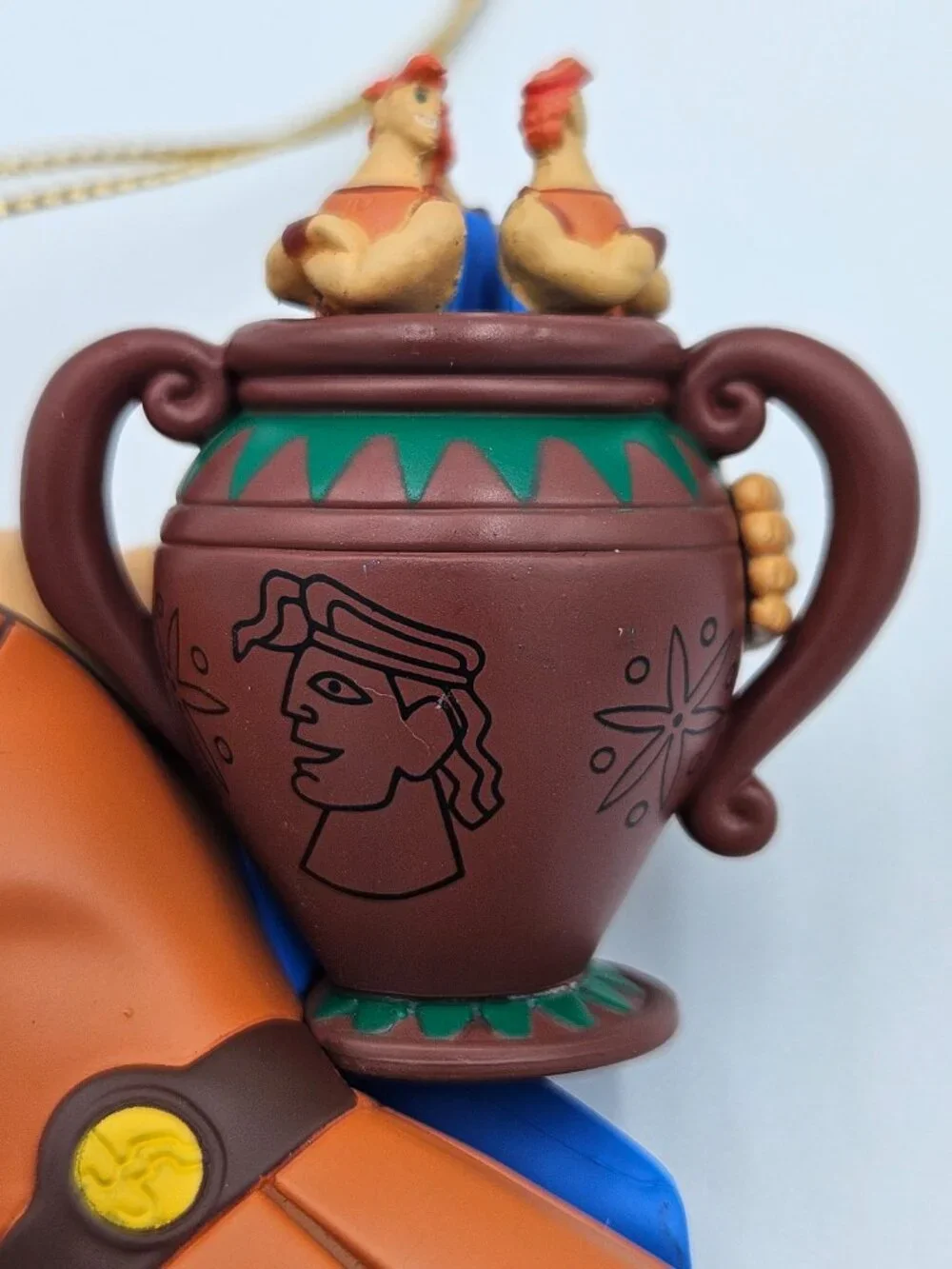 Disney Hercules Christmas Ornament Vintage Collectible Figure with Box